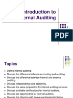 Introduction To Internal Auditing