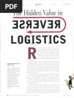 (2005) Mollenkopf & Closs - The Hidden Value in Reverse Logistics