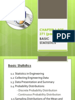 Chapter 1 Eqt 271 (Part 1) : Basic Statistics