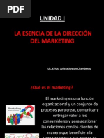 Unidad I La Esencia de La Direccion Del Marketing