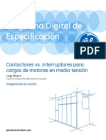 Contactores Vs Interruptores para Cargas de Motores en Media Tension PDF