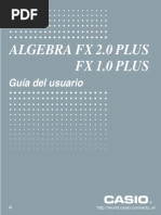 Casio Algebra FX 2.0 Plus Guía Usuario PDF