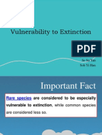 Vulnerability To Extinction