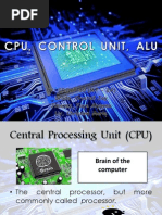 Cpu Control Unit Alu