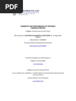 Chemistry and Performance of Different Lignosulfonates