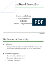 Consumer: and Brand Personality