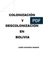 Colonización y Descolonizacion