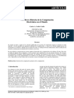 Una Breve Historia de La Computación Electrónica en El Mundo PDF