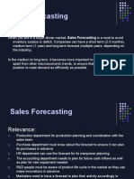 Sales Forecasting