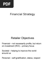 Financial Strategy in Retail