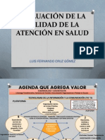 Evaluación de La Calidad de La Atención en Salud PDF