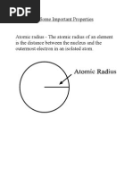 Atomic Radius Homework