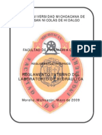 Reglamento Del Laboratorio de Hidraulica PDF