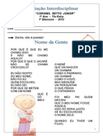 Avaliação 1º Bimestre 1º Ano