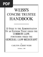 Weiss'S Handbook: Concise Trustee