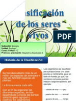 1.5. Clasificacion de Los Seres Vivos Taxonomía