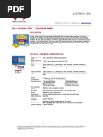 Ms-215 Max-Tek™ Signs & Tags: Description