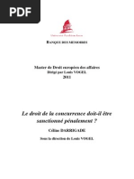 Le Droit de La Concurrence Doit-Il Être Sanctionné Pénalement PDF