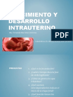 Crecimiento y Desarrollo Intrauterino Fernanda Murrieta