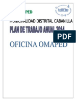 Plan Anual de Trabajo - Omaped Cabanilla