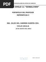 Portafolio de Matematicas Ii Estimulos 2012a