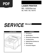 Samsung ML 1650 Xaasvc Service Manual