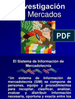 Unidad II Sistema de Información Investigación de Mercados