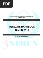 Nimun 3 Delegate Handbook