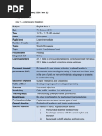 English Lesson Plan