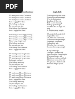 Marry Christmas & Jingle Bells Lyrics