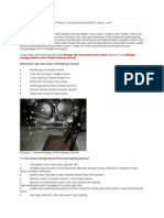 Cara Belajar Mengendarai Motor Kopling Manual