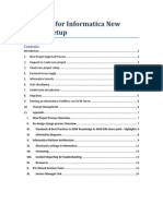 1-CheckList For Informatica New Project Setup