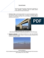 Tipos de Puentes, Pendola y Vano, Cables de Suspension en Puentes