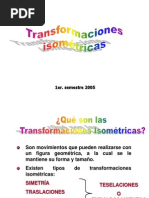 Transformaciones Isometricas