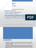 Sesion #1 Concepto de Derecho Empresarial y Su Relacion Con La Actividad Empresarial