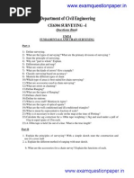 CE6304 Surveying 1 Question Bank Download Here