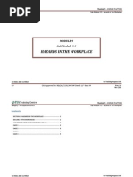 Module 9 (Human Factors) Sub Module 9.9 (Hazards in The Work Place)