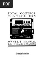 Total Control Controllers: Owner'S Manual