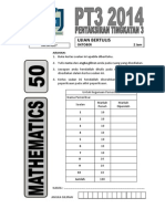 PT3 Trial Mathematics