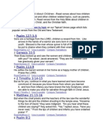 Bible Verses About Children