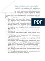 Cara Menggunakan Fungsi Tombol Keyboard Dan Mengenal Toolbar Autocad 2007