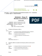 Custos e Orçamentação de Empreendimentos Industriais - T03 - Atividade - Etapa II PDF