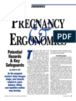 Pregnancy and Ergonomics Potential Hazarsd and Key Safeguards