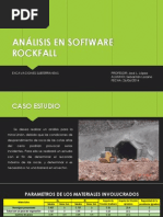 Análisis en Software Rockfall-S. Lozano