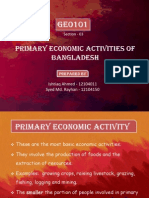 GEO101 - Primary Activities of Bangladesh (Sec - 02)