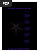 Astrological Degrees and Fixed Stars PDF