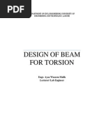 Torsion Design-of-Beam PDF