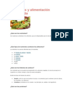 Nutrientes y Alimentación Equilibrada PDF