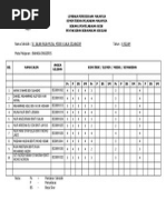 Borang Pelarasan Skor 1