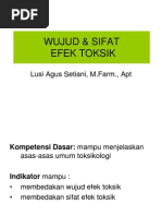 Wujud Efek Toksik